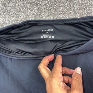 GRADUAL Mens Medium Black Joggers Sweatpants Stretch Comfort Athletic Athleisure